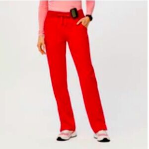 Figs Pop Red Kade Cargo Pants